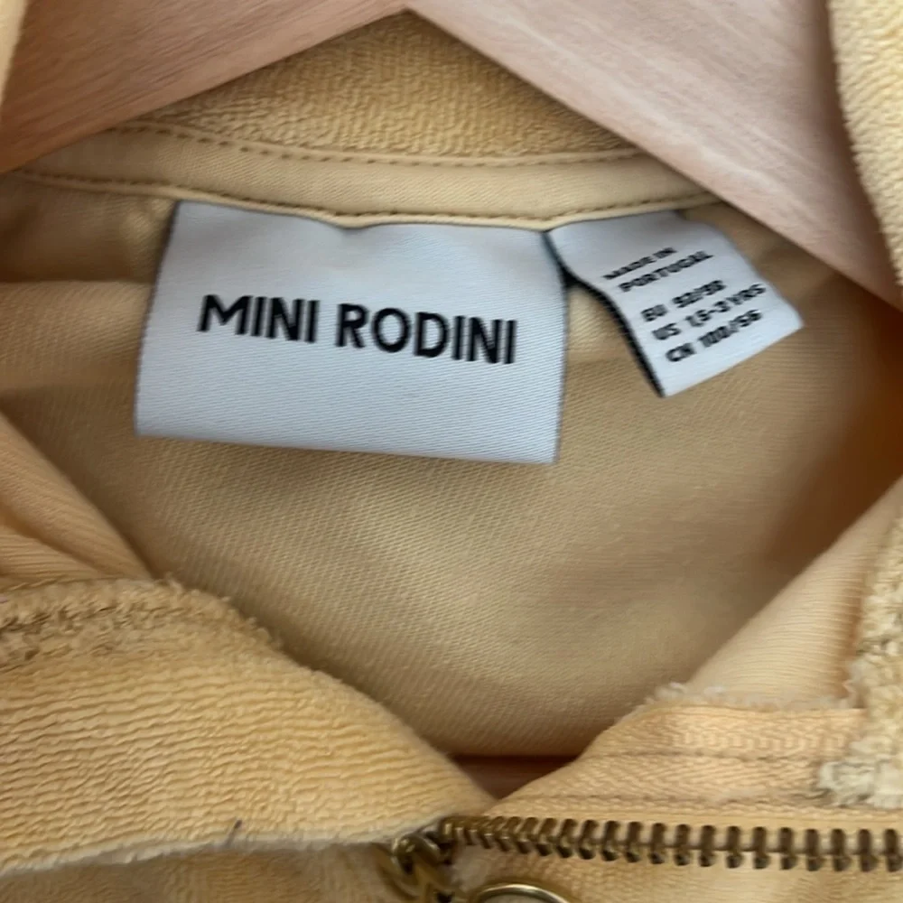 Mini Rodini Tennis Embroidered Half Zip Sweatshirt & Sweatpants Set 1.5-3 YRS